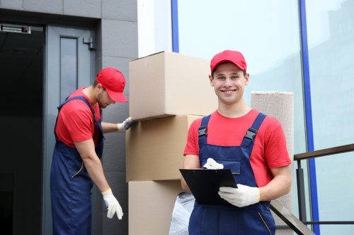 Packing and loading items for a local removal job in Brent