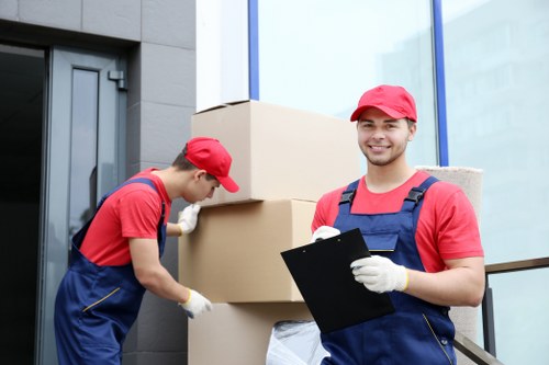 Removals team handling a home move in Brent with local street access considerations