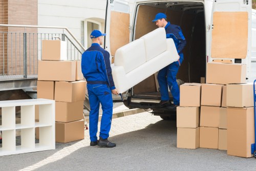 Residential move with a van in Brent neighbourhood
