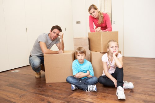 Furniture and reusable goods prepared for charity donation