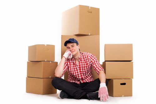 Local movers navigating parking and access in Brent